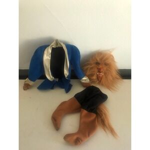 Vintage 1991‎ Disney Beauty and the Beast Outfit Costume w/Mask 3pc